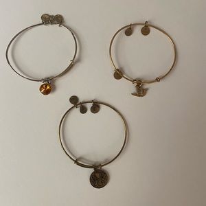 Alex + Ani Charm Bangles (set of three)